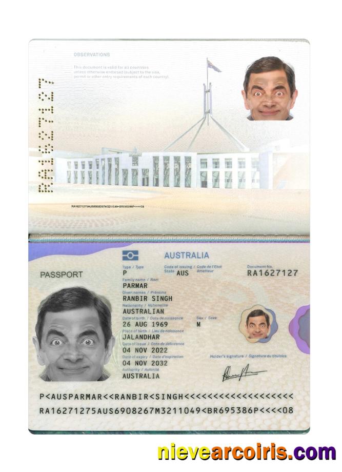 Australia passport 2022-present